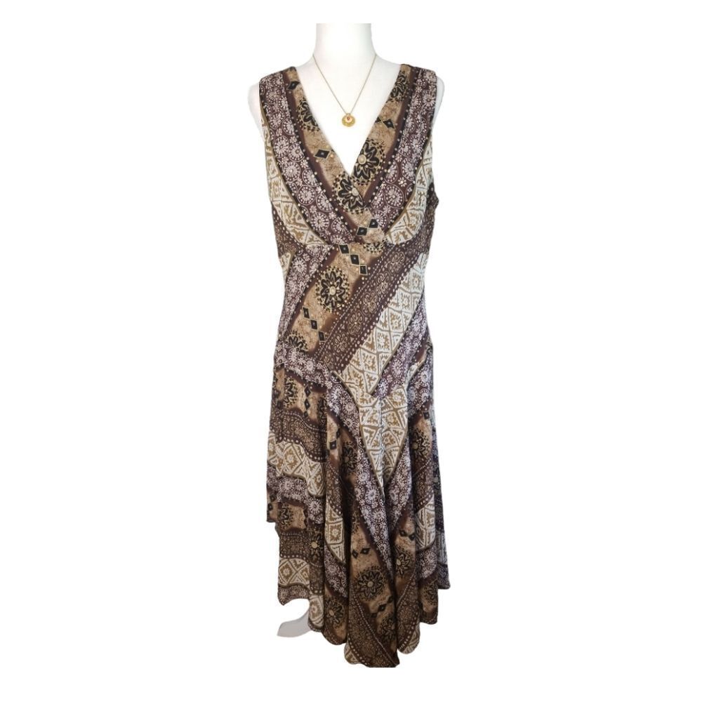Rabbit Rabbit Rabbit Mid V-Neck Sleeveless Dress Size 16
